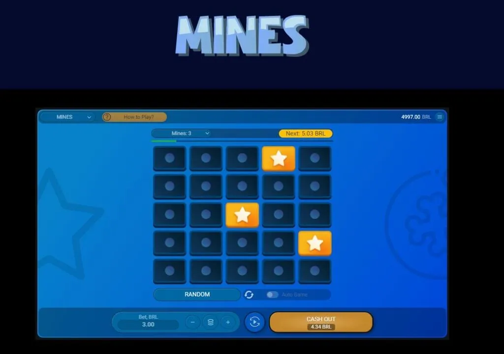 Jogar Mines na LINDOPG